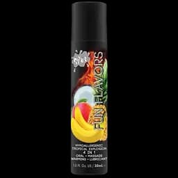 Розігріваючий лубрикант Wet Fun Flavors Tropical Fruit Explosion (мультифрукт) 30 мл