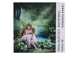 Алмазна мозаїка за номерами Янголятко 71211_BGLE, 40x50 см