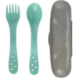 Набір столових приборів Canpol babies в футлярі бірюзовий (74/019_tur)