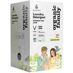 Средство концентрат жидкий Purenn Organic Family Summertime Love Календула для стирки цветных и темных тканей 3 л