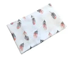 Муслиновая пеленка Moontime "Перья персиковые"