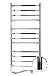 Електрична рушникосушарка Navin Блюз 480x1200 Sensor ліва з таймером 10-006133-4812, Хром, Ліве, Електронний
