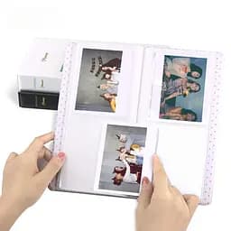Фотоальбом для Fujifilm Instax Wide 100, 200, 210, 300, 400, Link Wide, Polaroid 600 на 64 фото, сірий  - мініатюра 2