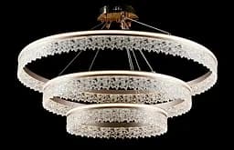 Люстра світлодіодна Splendid Ray L118/800+600+400/3 LED, 200W, золота, регульована, сучасний стиль - мініатюра 4