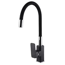 Смеситель для кухни Globus Lux Milano GLM-203LR-1-Onix Черный матовый