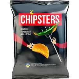 Чипсы Chipster's со вкусом адский халапеньо 100 г (877341)