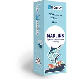 Настольная игра English Student Карточки для изучения английского языка English Student Marlins (рус.) (591225962)