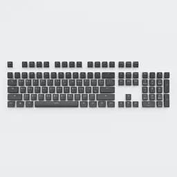 Набір кейкапів Dark Project PBT Keycaps, ENG/RU/UA (KS-0049) чорні