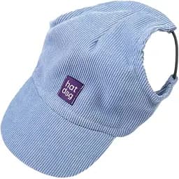 Кепка Hat-Dog 5/XL вельвет блакитна з регульованою затяжкою 123