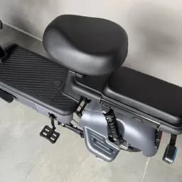Міський електровелосипед EVOBIKE Nova S 500W з пасажирським сидінням, поворотниками, корзиною та дисплеєм, 48V 12Ah (економний, до 40 км/год), графітові-сірого кольору  - мініатюра 11