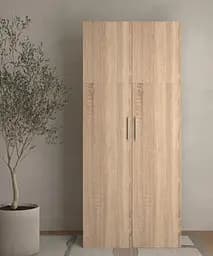 Шкаф для одежды Flamecame с полками из ДСП распашной II F-85 Дуб сонома