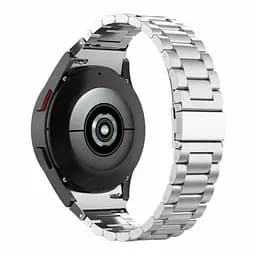Ремінець для Samsung Galaxy Watch 4 46mm Classic + конектор (2шт) - сріблястий розмір L нержавіюча сталь ширина кріплення 20мм Watchbands Stainless Premium (WB00S4MPREMIUM2446CN) - мініатюра 2