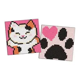 Алмазная мозаика "Пушистые объятия" Идейка AMG1048 9x9 см