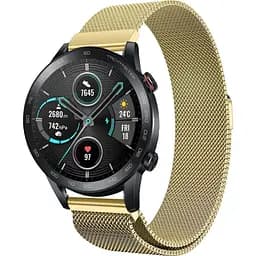 Ремінець 22 мм міланська петля BeWatch для Honor Magic Watch 2 46mm Золотий (1020228.1U)