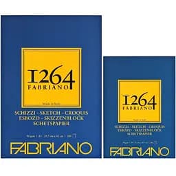 Склейка для рисунку та ескізів Fabriano 1264 90г/м2 100л слонова кістка - мініатюра 2