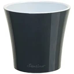 Вазон Santino Arte 1.2 л антрацит-білий (2016300)