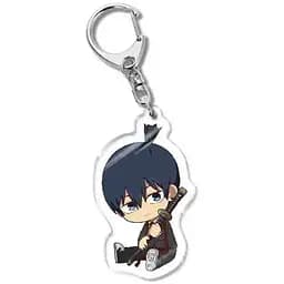 Брелок акриловий Людина бензопила Акі Chainsaw Man Aki 5 см