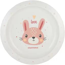 Тарілка Canpol babies Cute Animals пластикова рожева (4/411_pin2)