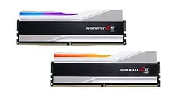 Модуль памяти DDR5 2x16 ГБ/6000 G.Skill Trident Z5 RGB Silver (F5-6000J3040F16GX2-TZ5RS)