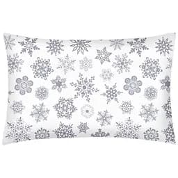 Набір наволочок Cosas Snowflakes gray 50х70 см сірий (SetPillow_SnowflakesGrey_50х70) - мініатюра 1