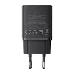 Мережевий зарядний пристрій Baseus Cube Fast Charger 2U+C 30W EU чорний P10111402113-00 - мініатюра 7