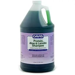 Шампунь Davis Protein & Aloe & Lanolin Shampoo девіс протеїн алое ланолін для собак та котів 3.8 л