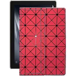 Чохол StatusCASE з екошкіри для планшету Asus ZenPad 10 (Z301M-1D027A-P028) Червоний ромб