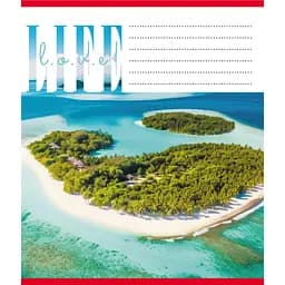 Зошит загальний "Люблю життя" 060-959062L-5 в лінію, 60 аркушів