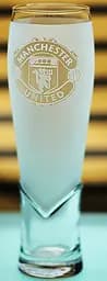Пивний келих крафт 440мл ФК Манчестер Юнайтед Manchester United з гравіюванням подарунок для фана футбол матовий