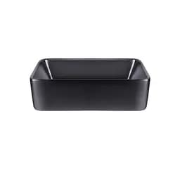 Умивальник Qtap Tern 480x370x135 Black matt QT176069MB, Чорний матовий - мініатюра 3