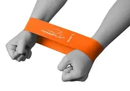 Гумка для фітнесу PowerPlay 4140 Level 1 Stretch Band (1-5 кг) Помаранчева (PP_4140_Orange) - мініатюра 6