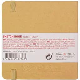 Блокнот для графіки Royal Talens Art Creation 12х12 см 140г/м2 80л Kraft - мініатюра 2