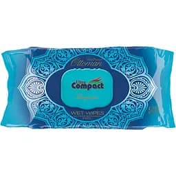 Вологі серветки Ultra Compact Ottoman Бірюза з клапаном, 120 шт.