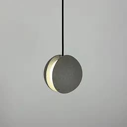 Підвіс MOON CONCRETE у вигляді розділеної сірої бетонної кулі Line.F MJ 169-140 GR - мініатюра 4