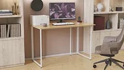 Комп'ютерний стіл Ferrum-decor Ханна 75x120x70 білий ДСП Дуб Артізан 32мм (FRD-106219)