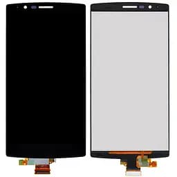 Дисплей LG H810 G4 /H811 /H812 /H815 /F500 /LS991 /VS986 чорний, PRC переклеєне скло