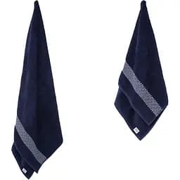 Набір рушників махрових Ardesto Holiday,140х70/90х50 см, 2 шт., індиго (ART2557IN) - мініатюра 7