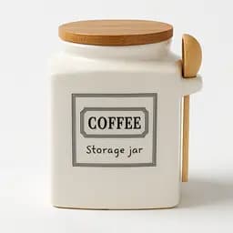 Банка для кави "Glossy circle" 800 мл. Місткість для зберігання [MD]