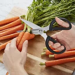 Ножиці кухонні KitchenAid Universal з захисним чохлом на лезо чорні (KQG351OHOBE) - мініатюра 5
