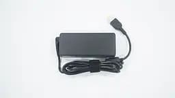 Блок живлення для ноутбука Lenovo 20V, 3.25A, 65W, USB+pin (Square 5 Pin DC Plug), чорний, Прямокутний - мініатюра 4