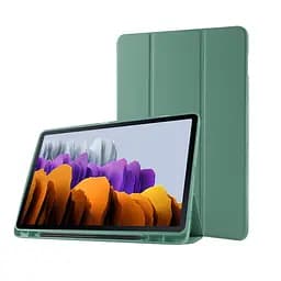Чохол SlimTPU S-Pen holder Samsung Galaxy Tab S10 FE 10.9/S9/S9 FE 11" Темно-зелений