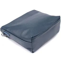 Повсякденна сумка жіноча на плече з натуральної шкіри Vintage 22911 синя - мініатюра 5