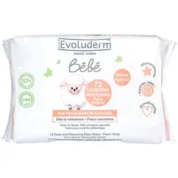Салфетки Evoluderm влажные детские №72