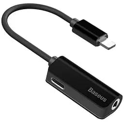 Переходник адаптер Baseus L32 Lightning-3.5мм 1.5A Female CALL32-01 Black