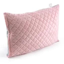 Чохол на подушку Руно велюр Pink and Grey ромб 50 х 70 см (382.55 Pink and Grey ромб)