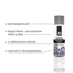 Охолоджувальний лубрикант на силіконовій основі System Jo Premium Cooling, 60 мл - мініатюра 3