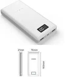 Зовнішній акумулятор Power Bank Pineng PN-969 20000mAh Білий - мініатюра 4