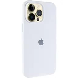 Чехол Silicone Case AA Logo with MagSafe для Apple iPhone 12 Pro Max 6.7 Белый/White