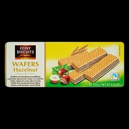 Вафли Feiny Biscuits с начинкой с лесным орехом 250 г 