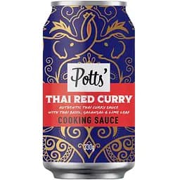 Соус Тайский Красный Карри Pott's с калганом с тайским базиликом и листьями лайма 330 г